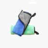 500 GSM Blue and Green Microfiber Cloth for Car Detailing