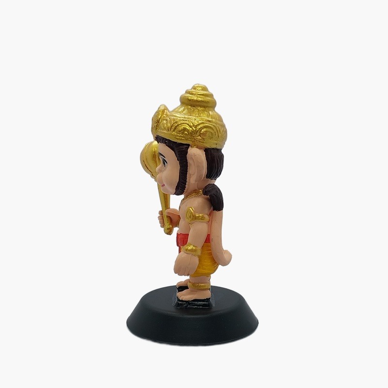 kutecart car dashboard hanumanji 3 Premium Bal Hanuman idol for car dashboard and home decor