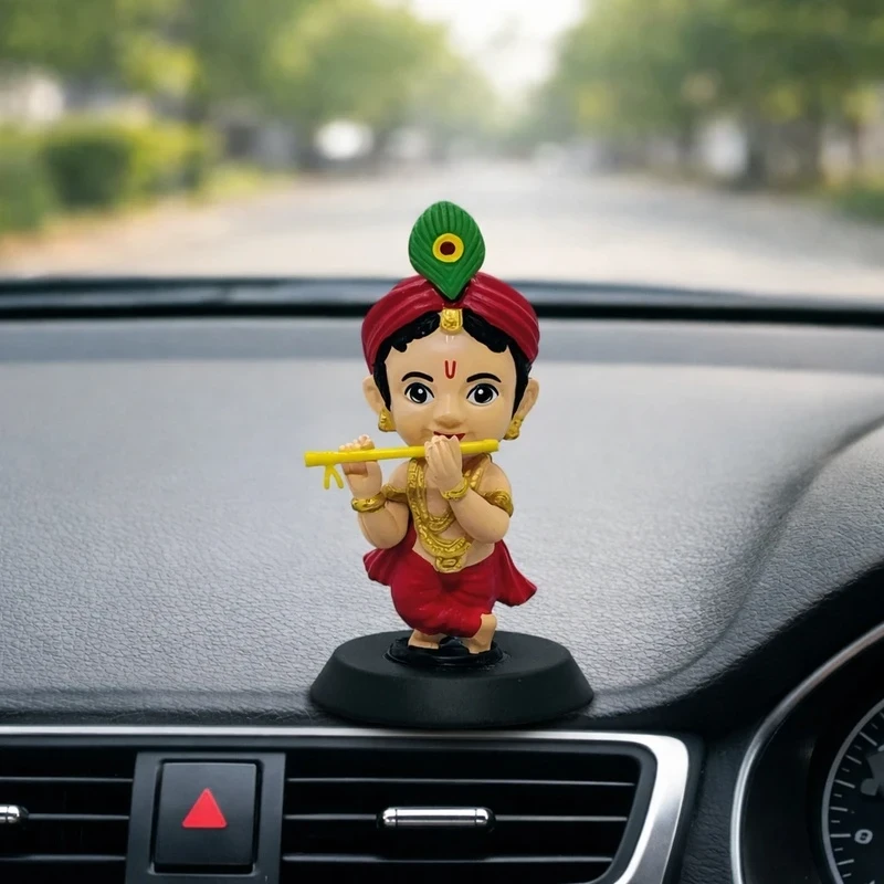kutecart car dashboard standing Krishna 5