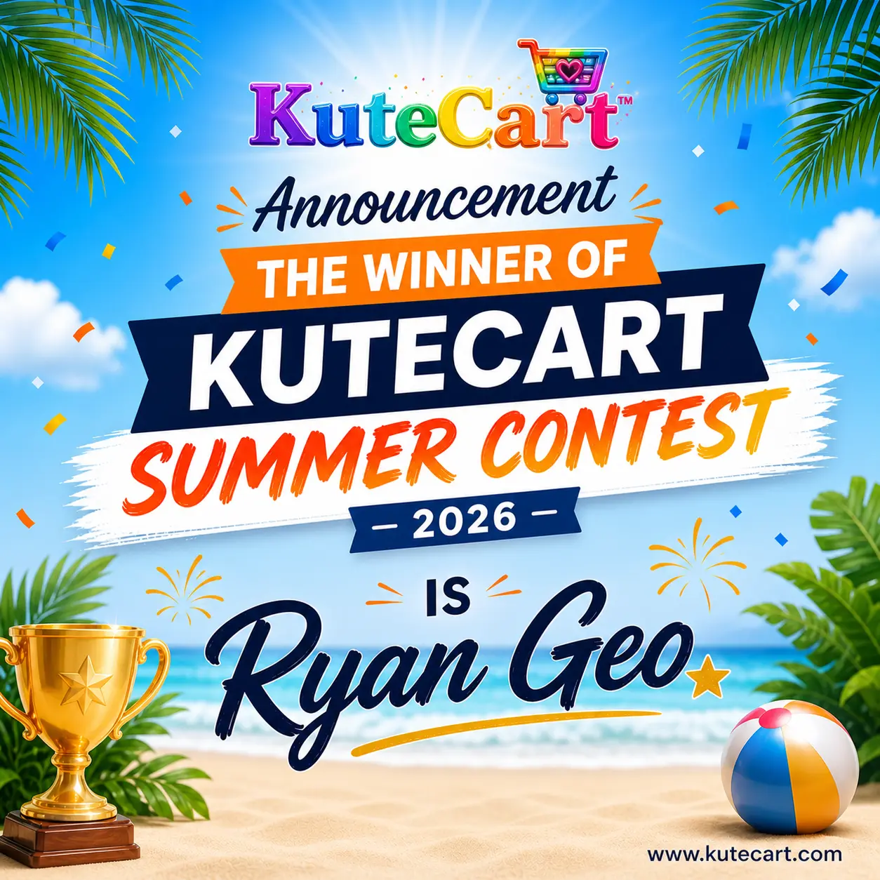 kutecart summer drawing contest result